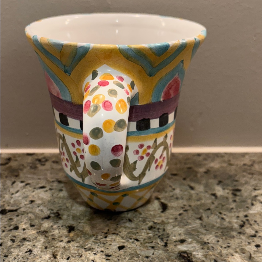 MACKENZIE CHILDS TAYLOR HITCHCOCK FIELDS MUG - Picture 2 of 5